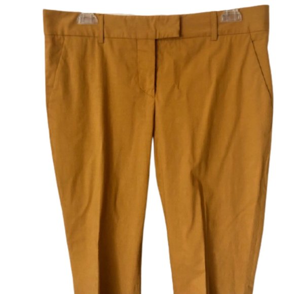 M Missoni Mid Rise Cotton Ankle Dress Slacks - Butternut - 10 - Picture 2 of 12